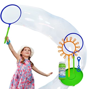 Giant Bubble Wands for Kids and Adults with Refill