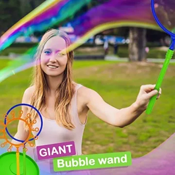 Giant Bubble Wands for Kids and Adults with Refill