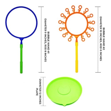 Giant Bubble Wands for Kids and Adults with Refill