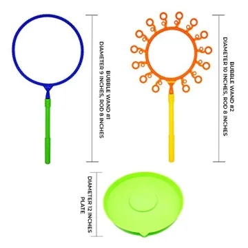 Giant Bubble Wands for Kids and Adults with Refill