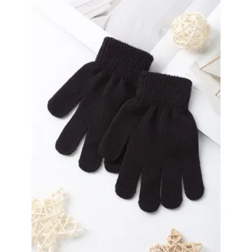 Glooarm 12 Pairs Kids Winter Gloves - Knit & Warm