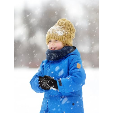 Glooarm 12 Pairs Kids Winter Gloves - Knit & Warm