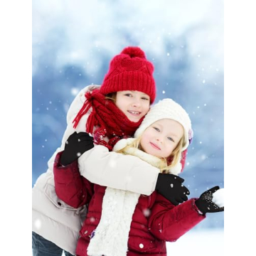 Glooarm 12 Pairs Kids Winter Gloves - Knit & Warm