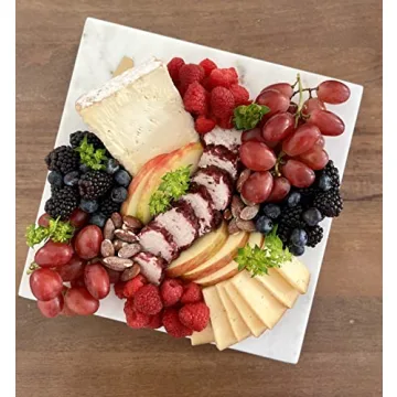 Personalized Monogram Marble Cheese Board - Unique Gift