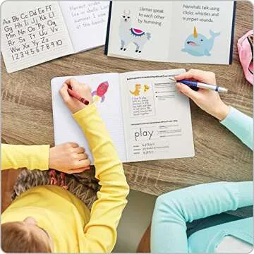 Oxford Primary Composition Notebooks, Kids Handwriting & Drawing Story Journal, Pre-K, Grades K-2, 100 Sheets/200 Pages, 9 3/4 x 7 1/2, (63784) (Pack of 4)