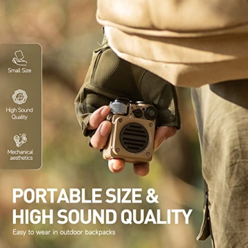 Muzen Wild Mini Portable Bluetooth Speaker for Adventure
