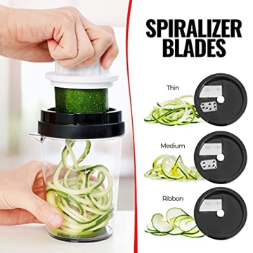 Fullstar Vegetable Spiralizer | 8 in 1 Zoodle Maker
