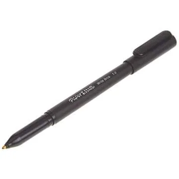 Paper Mate Ballpoint Pens, Write Bros. Black Ink Pens, Medium Point (1.0mm), 60 Count