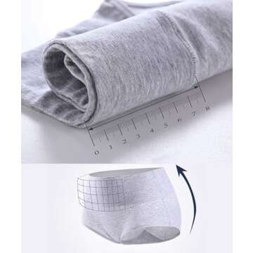 ANNYISON Postpartum Underwear, Soft High Waist Postpartum Briefs C Section Underwear Postpartum Panties for Women (Black +Beige + Grey, M)