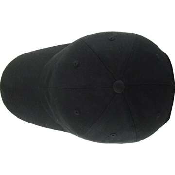 Classic Cotton Dad Hat Bundle Adjustable Unconstructed Plain Cap (One Size, Black (12 Pack))