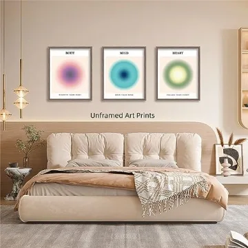 Colorful Gradient Aura Posters for Trendy Room Decor