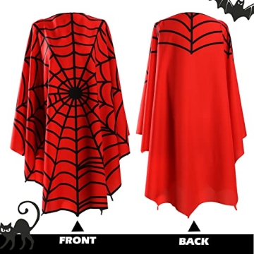 Jinei Halloween Spiderweb Costume Set for Spooky Fun