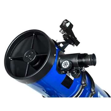 Meade Instruments – Polaris 130mm Aperture, Portable Backyard Reflecting Stargazing Astronomy Telescope for Beginners –Stable German Equatorial (GEM) Manual Mount – Observe Space & the Universe