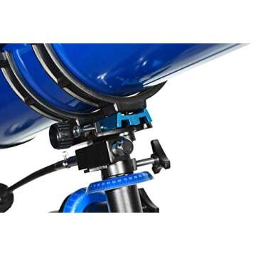 Meade Instruments – Polaris 130mm Aperture, Portable Backyard Reflecting Stargazing Astronomy Telescope for Beginners –Stable German Equatorial (GEM) Manual Mount – Observe Space & the Universe