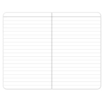 Elan Publishing Company Assorted Pattern Field Memo Notebooks, 3.5x5.5 in Ruled Lined Office Notepads for Nurses, Teachers, and Students, Small and Easy to Carry Pocketbook, Quick Note Taking, 5 Pack