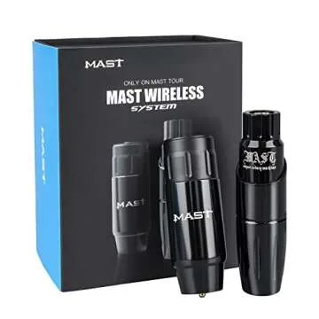 Mast Tour Cordless Tattoo Pen Machine Kit – Professional Rotary Cartridges Tattoo Gun