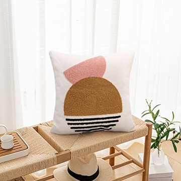 Elegant JASEN Modern Boho Throw Pillow Cover for Home Decor