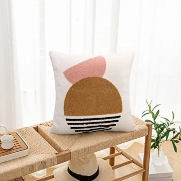 Elegant JASEN Modern Boho Throw Pillow Cover for Home Decor