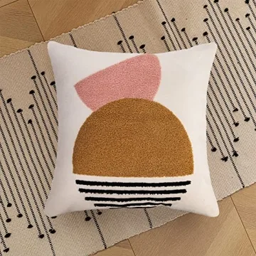 Elegant JASEN Modern Boho Throw Pillow Cover for Home Decor