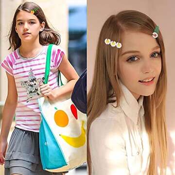 40 Cute Girly Hair Clips for Kids - XinLongTong