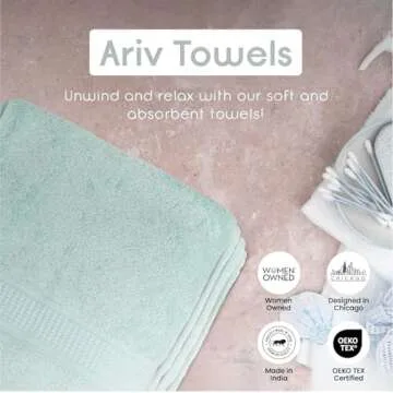 Luxurious Ariv Towels Set for Ultimate Comfort & Durability