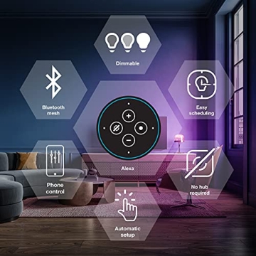 SYLVANIA Bluetooth LED Smart Bulbs - Easy Setup, RGBW Color
