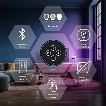SYLVANIA Bluetooth LED Smart Bulbs - Easy Setup, RGBW Color