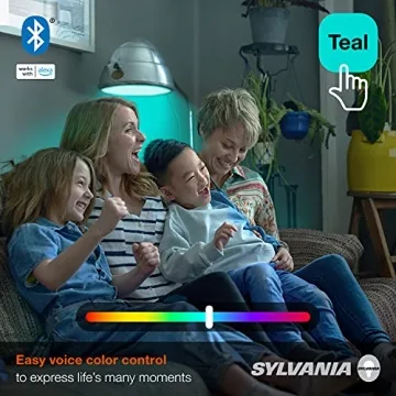 SYLVANIA Bluetooth LED Smart Bulbs - Easy Setup, RGBW Color