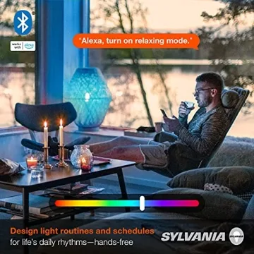 SYLVANIA Bluetooth LED Smart Bulbs - Easy Setup, RGBW Color