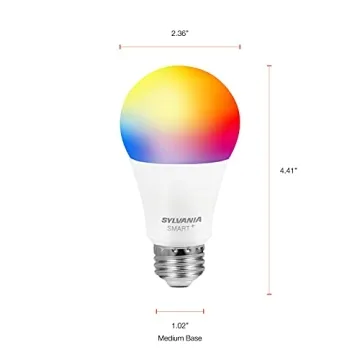 SYLVANIA Bluetooth LED Smart Bulbs - Easy Setup, RGBW Color