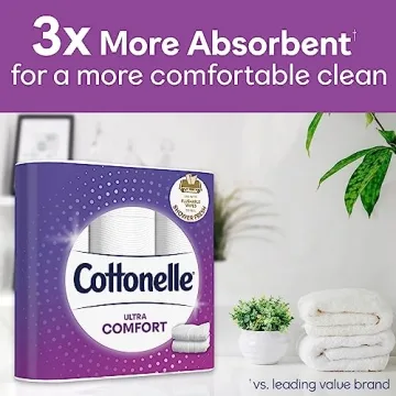 Cottonelle Ultra Comfort Toilet Paper Soft Strong Sustainable