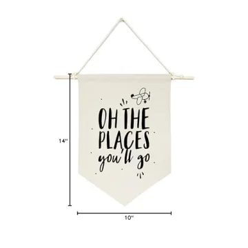 Charming Hanging Wall Canvas Banner for Baby Rooms