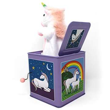 Jack Rabbit Creations Unicorn Jack in The Box Toy