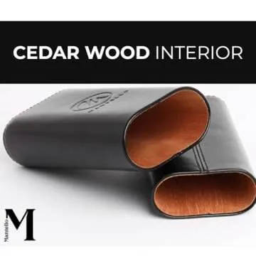 Luxury Mantello Cigar Case with Cedar Lining