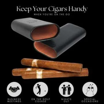 Luxury Mantello Cigar Case with Cedar Lining