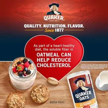 Quaker Old Fashioned Rolled Oats, Two 64oz Bags - 90 Servings