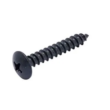 Stylish Rust-Resistant Black Wood Screws - 25 Pack