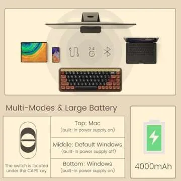 Akko MU01 Autumn Mechanical Keyboard with Walnut Case