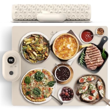 SHASUKI Roll Up Portable Electric Warming Tray