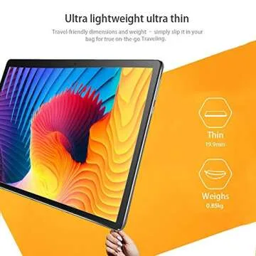 ZONKO Tablet 10 Inch Android 3G Phone Tablets with 32GB Storage Dual Sim Card 5MP Camera, WiFi, Bluetooth, GPS, Quad Core, HD Touchscreen, Support 3G Phone Call (Black)