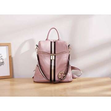Stylish BOSTANTEN Genuine Leather Backpack Purse for Women