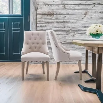 Elegant NOBPEINT Dining Chairs Set of 2 for Comfort and Style