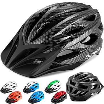 Gudook Comfortable Lightweight Bike Helmet with Detachable Visor
