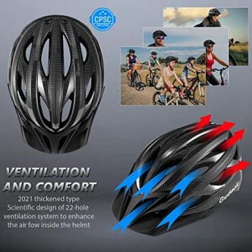 Gudook Adjustable Lightweight Bicycle Helmet for Adults