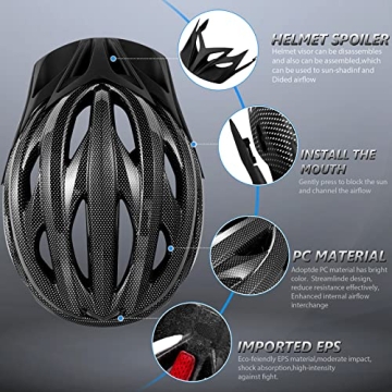 Gudook Adjustable Lightweight Bicycle Helmet for Adults