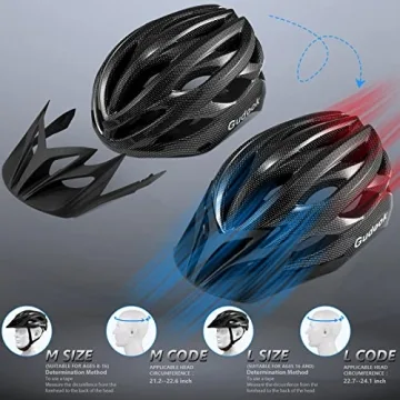 Gudook Adjustable Lightweight Bicycle Helmet for Adults