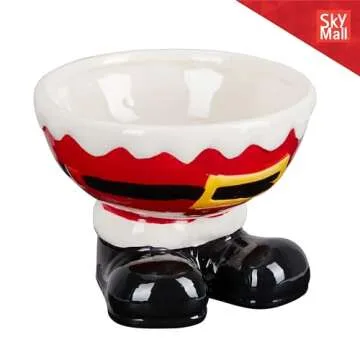 Santa Feet Candy Bowl for Festive Holiday Treats