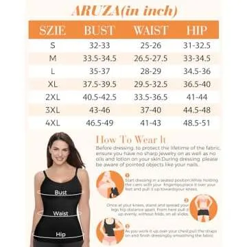 AURUZA Women's Shapewear Tummy Control Scoop Neck Camisole Tops for Women Seamless Compression Tank Top Regular and Plus Size, XL, Black