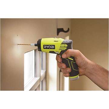 Ryobi HP54L 4V Lithium Ion 600RPM 1/4 Inch Hex Chuck Compact Quickturn Screwdriver (Battery and Charger Included)