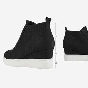 DREAM PAIRS Stylish Women’s Platform Wedge Booties